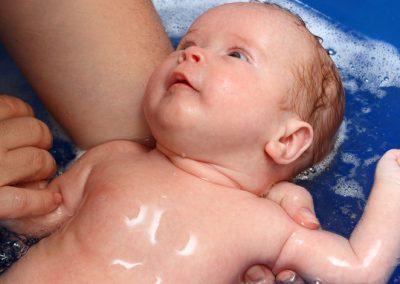 El baño del bebé