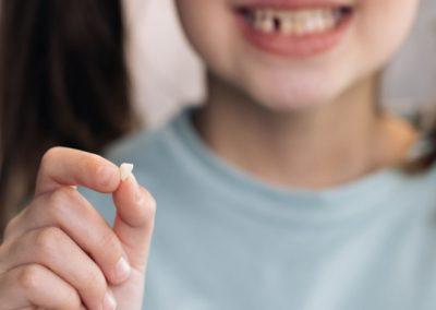 Cuidado de los dientes de los niños