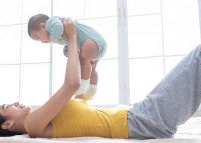 Rutina posparto – optimizar la forma física de las madres